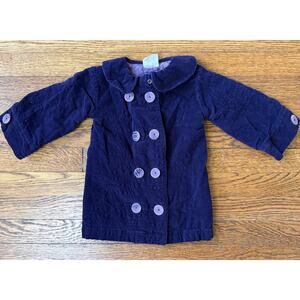 Kate Quinn Girls' Purple Velvet Jacket Size 12-18 Months